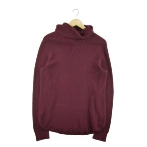 Pull femme manches longues bordeaux Lauren Ralph Lauren Col Roule