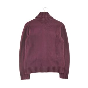 Pull femme manches longues bordeaux Lauren Ralph Lauren Col Roule