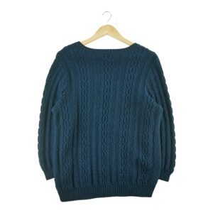 Pull femme manches longues marine Lauren Ralph Lauren Col V