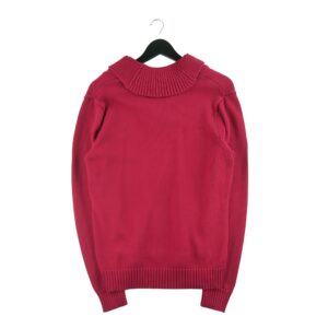 Pull femme manches longues rouge Lauren Ralph Lauren Col V