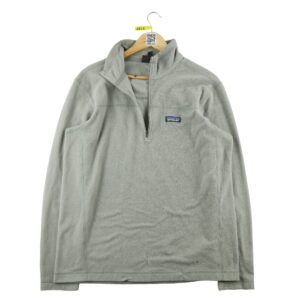 Pull polaires homme manches longues gris Patagonia Col Montant
