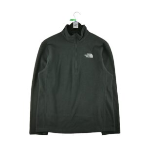 Pull polaires homme manches longues noir The North Face Col Montant