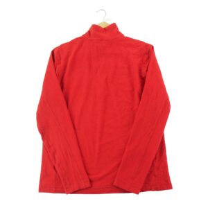Pull polaires homme manches longues rouge Patagonia Col Montant