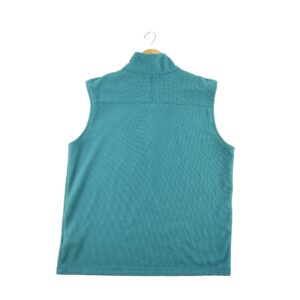 Pull polaires homme sans manches turquoise The North Face Col Montant