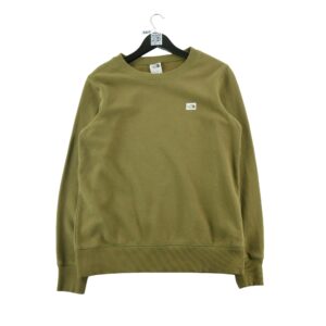 Sweat femme manches longues kaki The North Face Col Rond