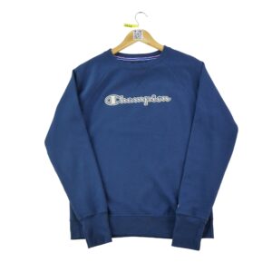 Sweat homme manches longues marine Champion Col Rond