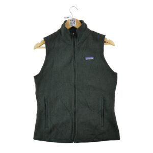 Veste polaires homme sans manches noir Patagonia Col Montant