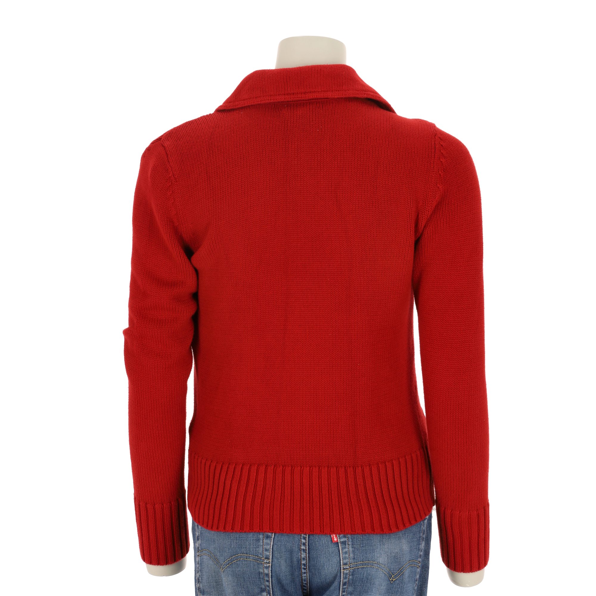 Pull Femme  full-zip Rouge 2