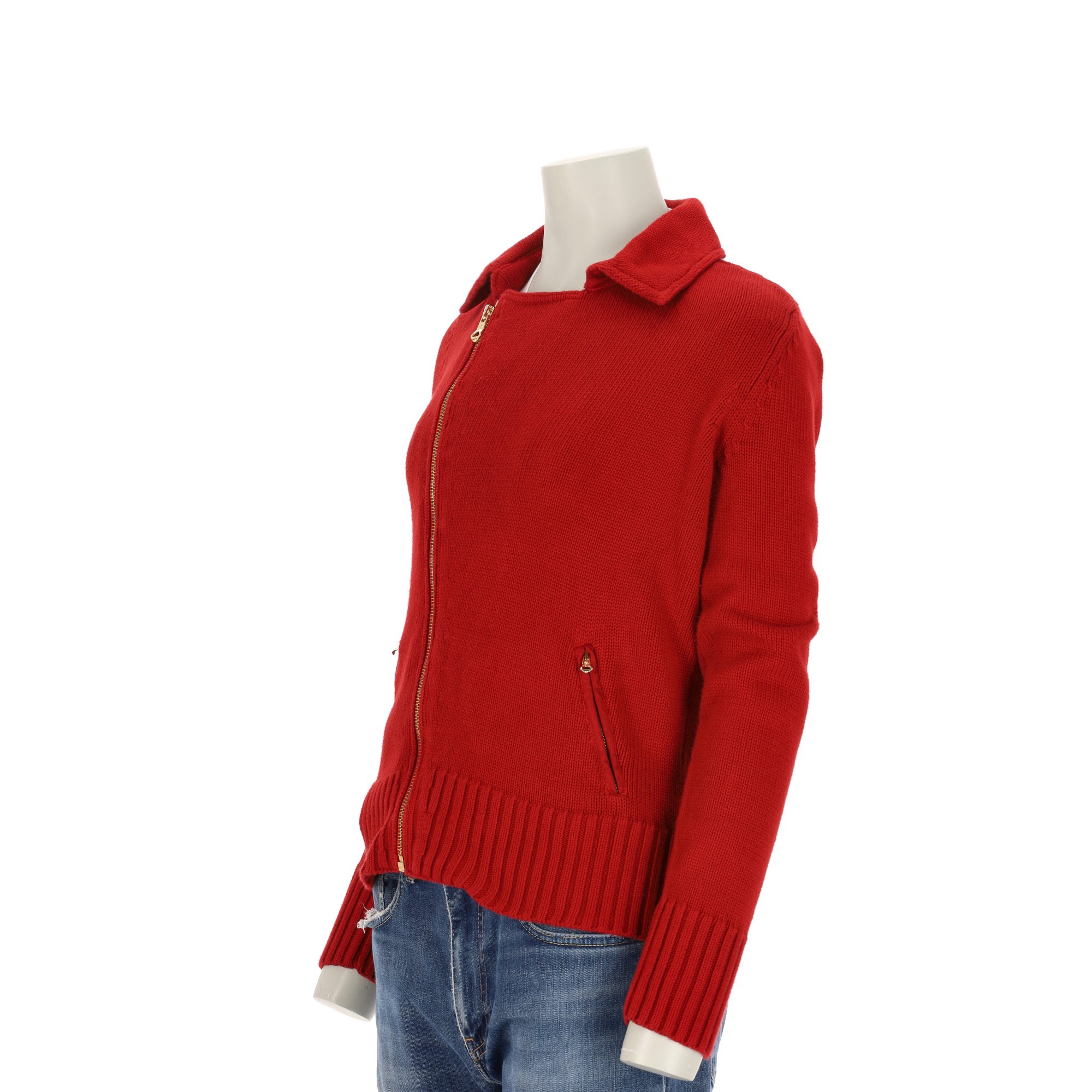 Pull Femme  full-zip Rouge 4