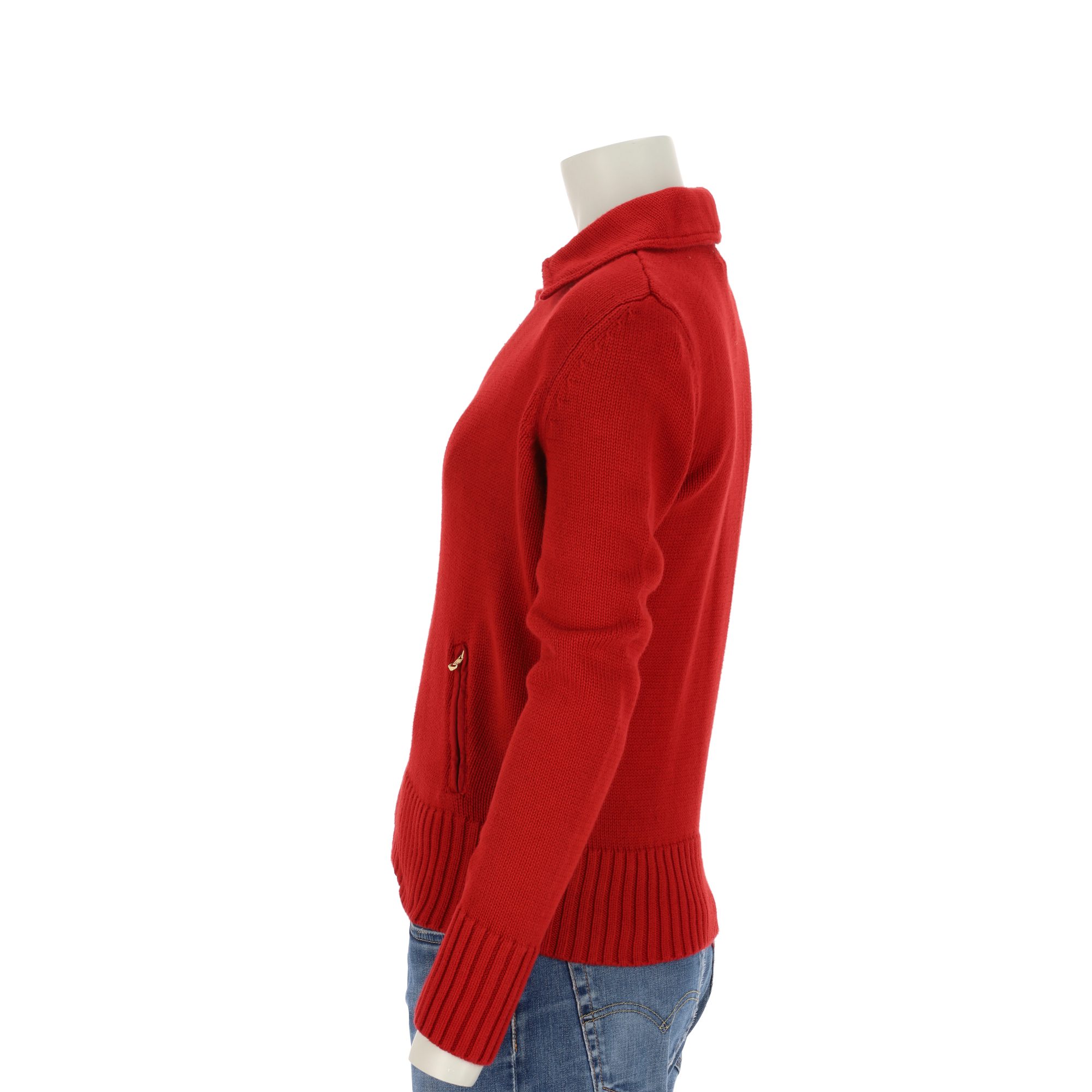 Pull Femme  full-zip Rouge 3