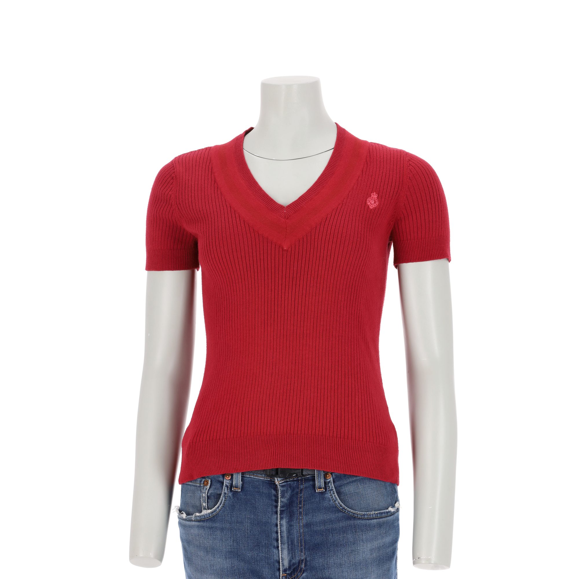 Lauren Ralph Lauren Pull Femme  Rouge - Bon état