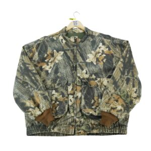 Blouson homme manches longues camouflage Mossy Oak Motif a motifs Col Montant