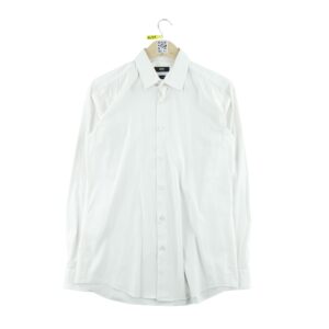 Chemise classiques homme manches longues blanc Hugo Boss