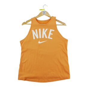 Debardeur femme orange Nike