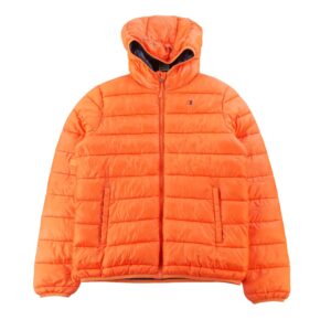 Doudoune homme manches longues orange Champion Col Montant