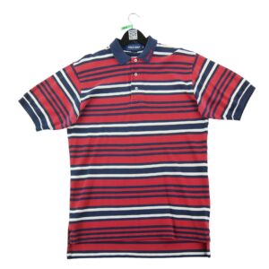 Polo manches courtes homme rouge Polo Ralph Lauren Motif a rayures Col Polo