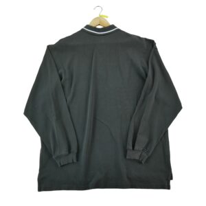 Polo manches longues homme noir Nike Col Polo