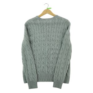 Pull femme manches longues gris Polo Ralph Lauren Col Rond