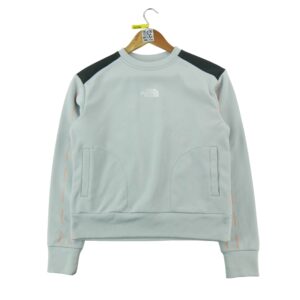 Pull femme manches longues gris The North Face Col Rond