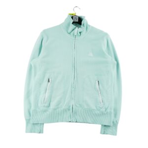 Pull femme manches longues turquoise The North Face Col Montant