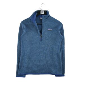 Pull polaires femme manches longues marine Patagonia Col Montant
