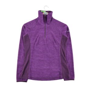 Pull polaires femme manches longues violet Columbia Col Montant