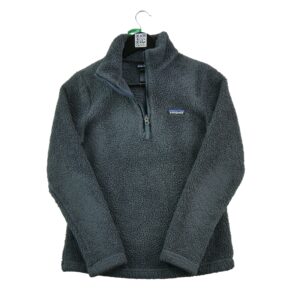 Pull polaires homme manches longues bleu Patagonia Col Montant