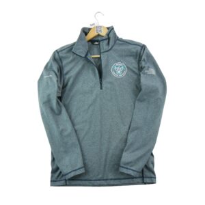 Pull polaires homme manches longues bleu The North Face Col Montant