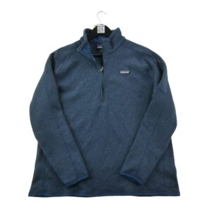 Pull polaires homme manches longues marine Patagonia Motif chine Col Montant