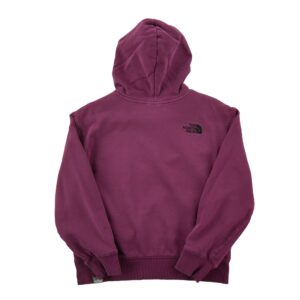Sweat a capuche enfant manches longues violet The North Face Col Rond