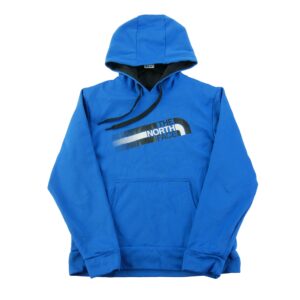 Sweat a capuche homme manches longues bleu The North Face Col Rond