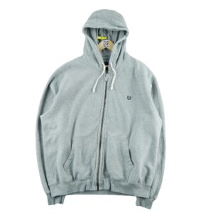 Sweat a capuche homme manches longues gris Vintage Col Rond