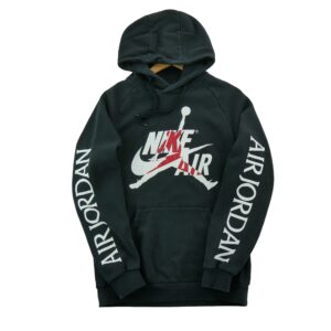 Sweat a capuche homme manches longues noir Nike Col Rond