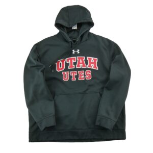 Sweat a capuche homme manches longues noir Under Armour Col Rond