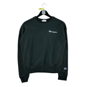 Sweat femme manches longues noir Champion Col Rond