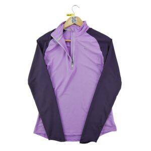 Sweat femme manches longues violet Nike Col Montant