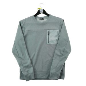 Sweat homme manches longues gris The North Face Col Rond