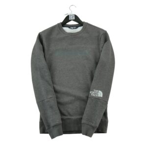 Sweat homme manches longues gris The North Face Col Rond