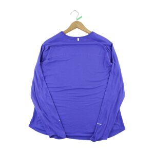 T shirt femme manches longues violet Nike Col Rond