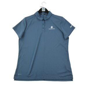 T shirt homme manches courtes bleu Nike Col Polo