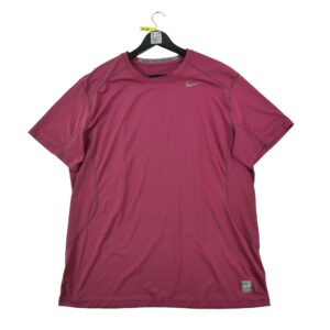 T shirt manches courtes homme bordeaux Nike Col Rond