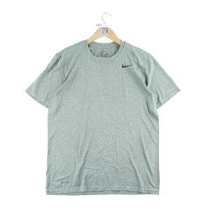 T shirt manches courtes homme gris Nike Motif chine Col Rond