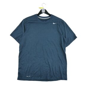 T shirt manches courtes homme marine Nike Col Rond