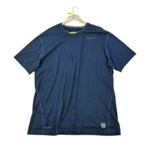 T shirt manches courtes homme marine Nike Col Rond