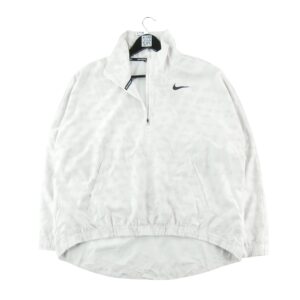 Veste de survetements femme manches longues blanc Nike Col Montant