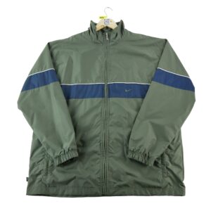 Veste de survetements homme manches longues kaki Nike Col Montant