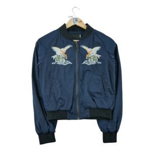 Veste legeres femme manches longues marine Wrangler Col Rond