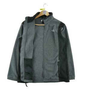 Veste polaires enfant manches longues gris The North Face Col Montant