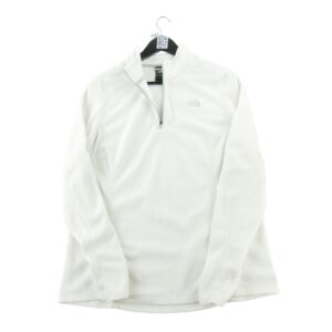 Veste polaires femme manches longues blanc The North Face Col Montant
