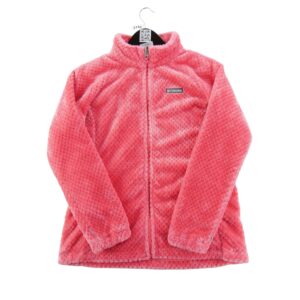 Veste polaires femme manches longues rose Columbia Col Montant